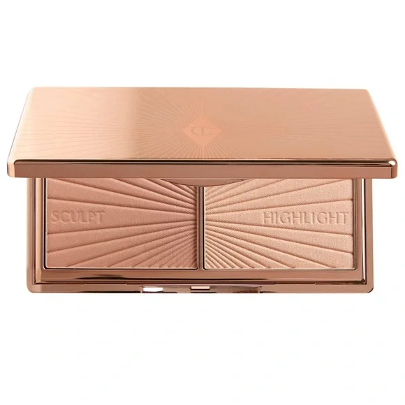 NWT Charlotte Tilbury Mini Filmstar Bronze & Glow Contour Duo Limited Edition - Picture 1 of 6